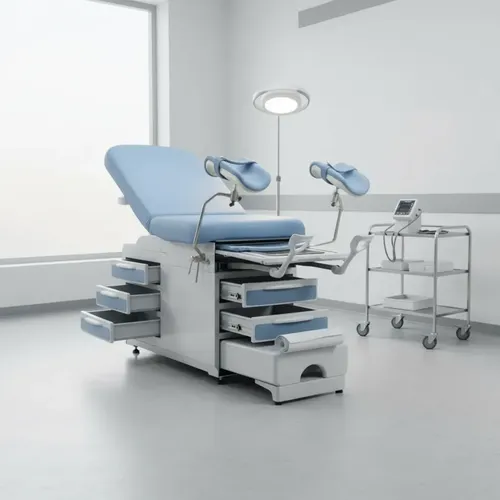 Camilla ginecológica y mesa de exploración para arrendamiento médico
